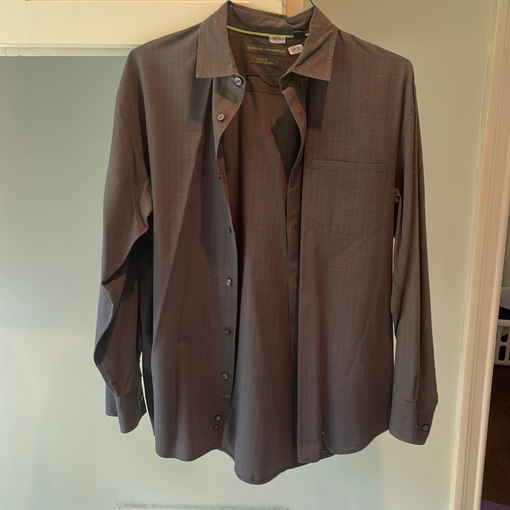 Claiborne by John Bartlett Classic Fit Mens Dress Shirt